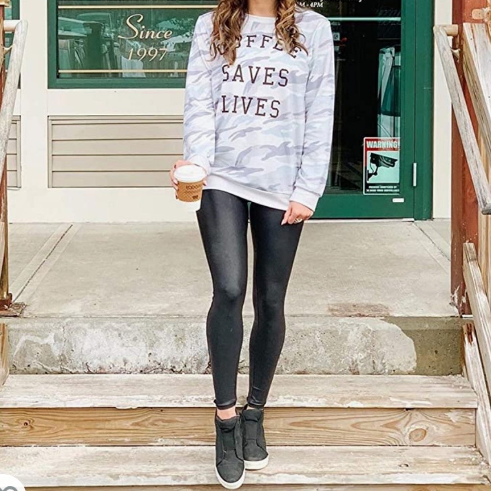 Camo sweater